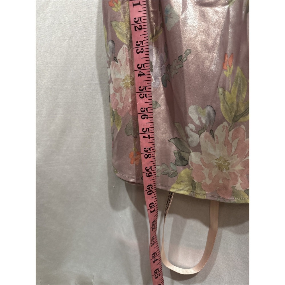 NEW $225 House of CB [ Small ] V Neck ARIA Mauve Floral Maxi Slip Dress‎ #7097 - Picture 9 of 16